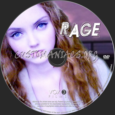 Rage dvd label