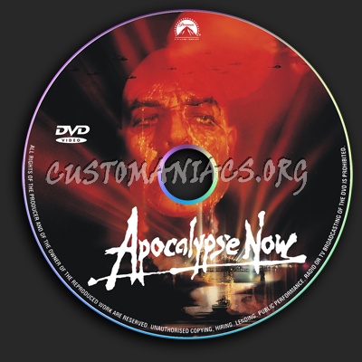 Apocalipse Now dvd label