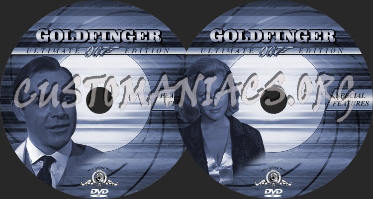 Goldfinger dvd label