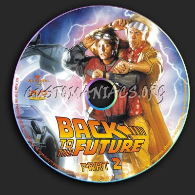 Back to the Future 2 dvd label