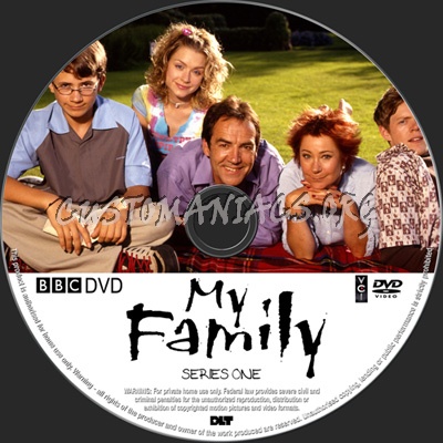 My Family Series 1 dvd label