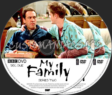 My Family Series 2 dvd label