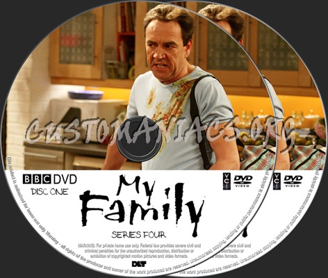 My Family Series 4 dvd label