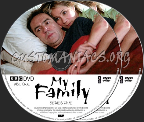 My Family Series 5 dvd label