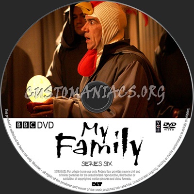 My Family Series 6 dvd label