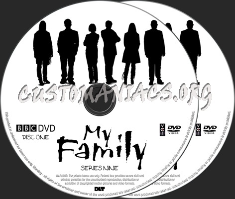 My Family Series 9 dvd label