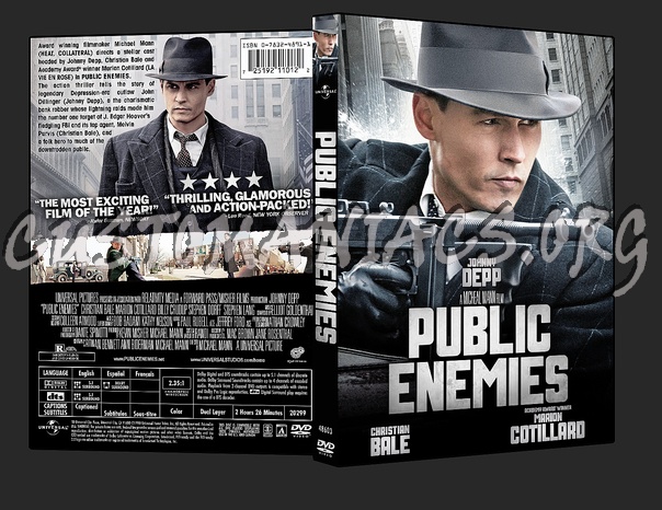 Public Enemies dvd cover