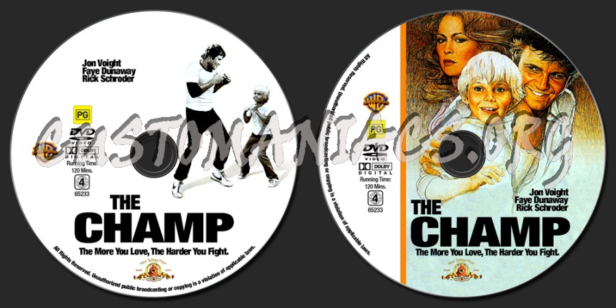 The Champ dvd label