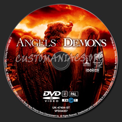 Angels and Demons dvd label