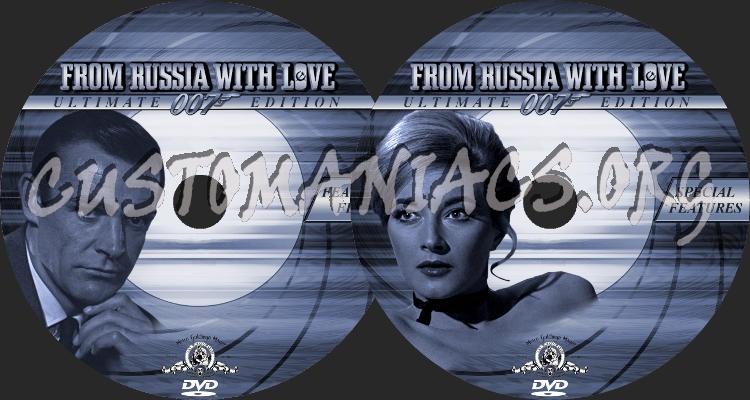 From Russia With Love dvd label