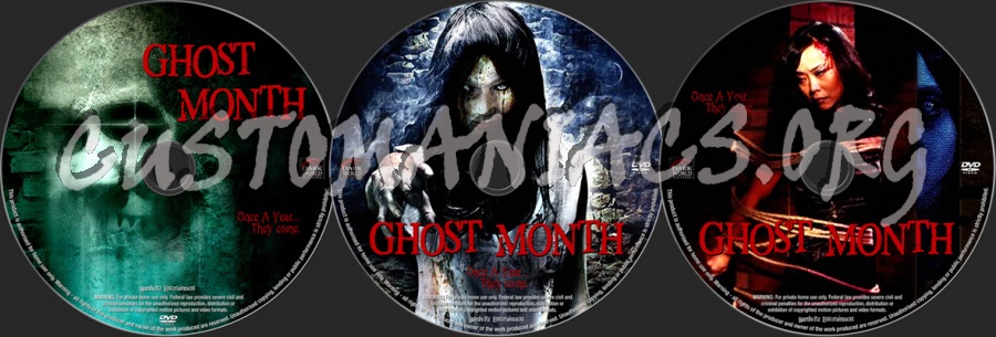 Ghost Month dvd label