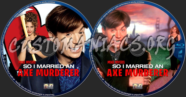 So I Married an Axe Murderer blu-ray label