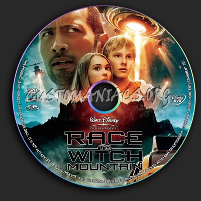 Race To Witch Mountain dvd label