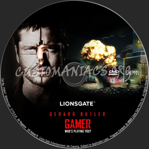 Gamer dvd label