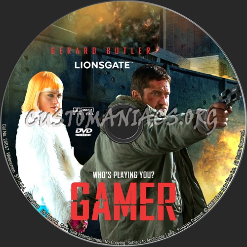 Gamer dvd label