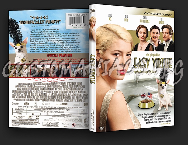 Easy Virtue dvd cover