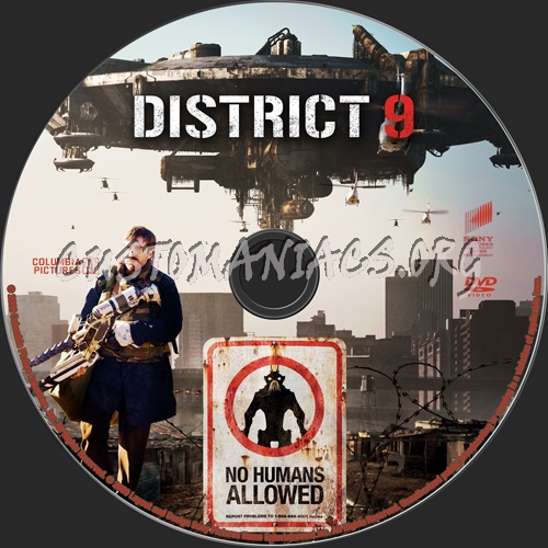 District 9 dvd label