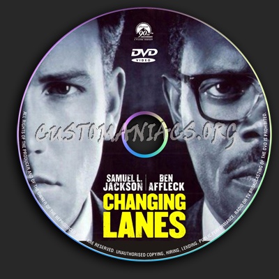 Changing Lanes dvd label