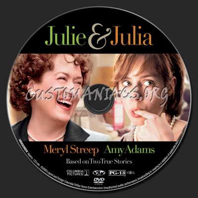 Julie & Julia dvd label