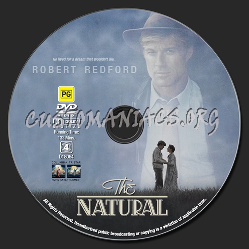The Natural dvd label