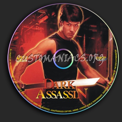 Dark Assassin dvd label