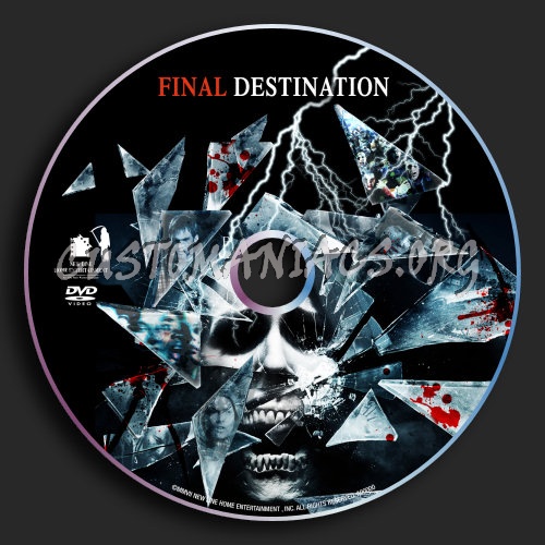 Final Destination Pentalogy dvd label