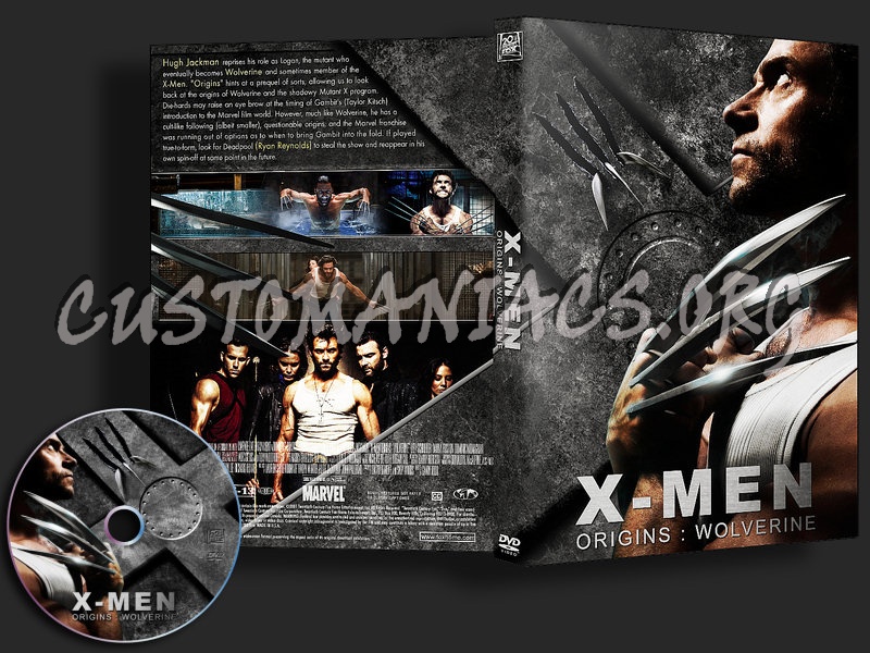 X-Men Origins: Wolverine dvd cover