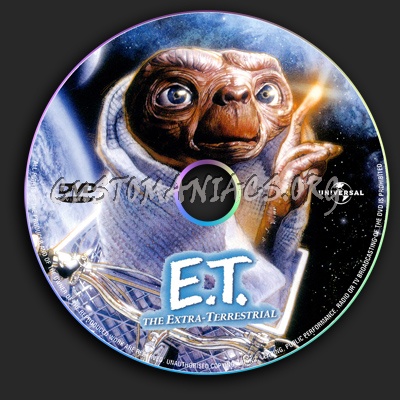 E.T. The Extra-terrestrial dvd label