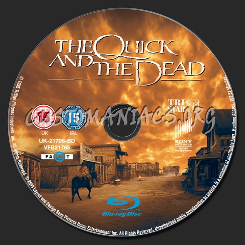 The Quick and the Dead blu-ray label