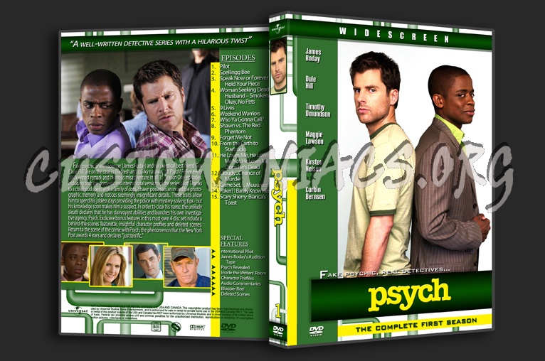 Psych dvd cover