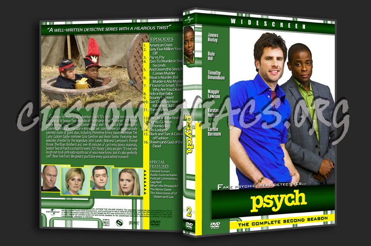 Psych dvd cover