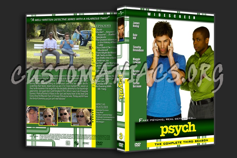 Psych dvd cover