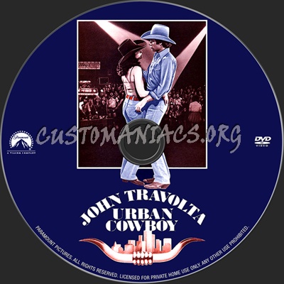 Urban Cowboy dvd label