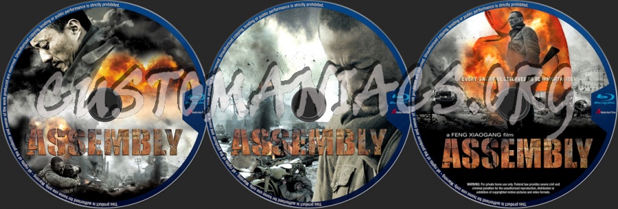 Assembly blu-ray label