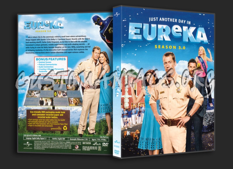 Eureka Season 3.0 dvd cover