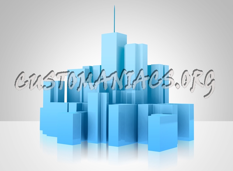 3-D City Background 