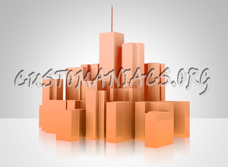 3-D City Background 