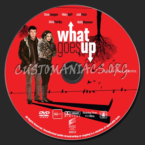 What Goes Up dvd label