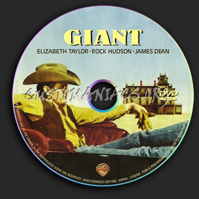 Giant dvd label