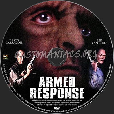 Armed Response dvd label