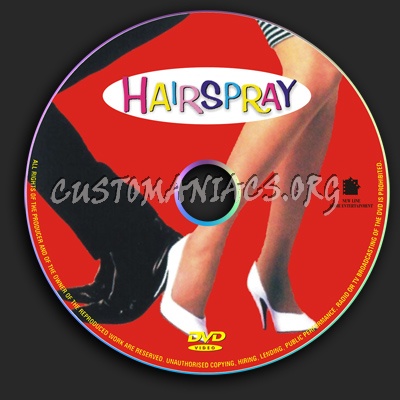 Hairspray dvd label