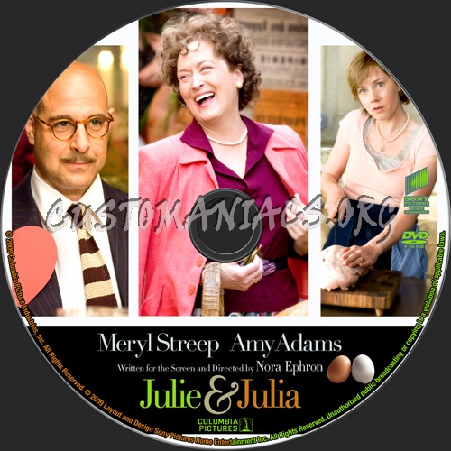 Julie And Julia Dvd Label Dvd Covers And Labels By Customaniacs Id
