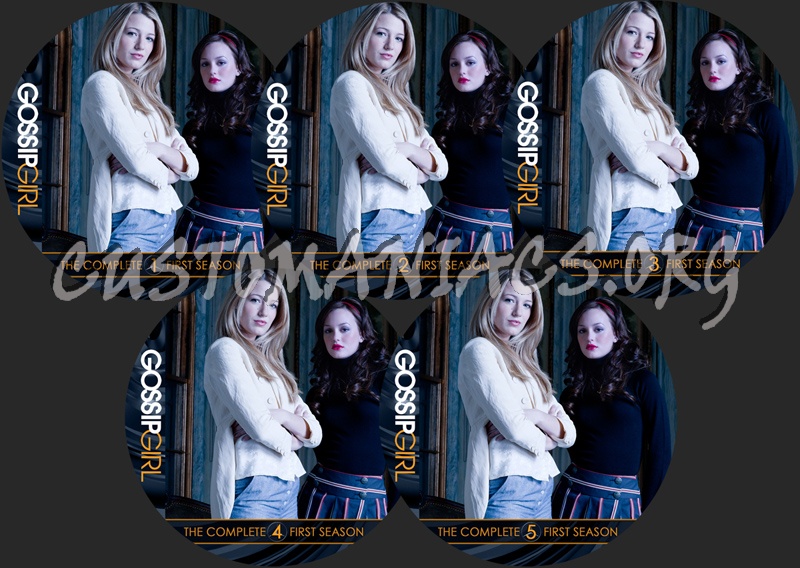 Gossip Girl dvd label