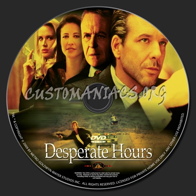 Desperate Hours dvd label