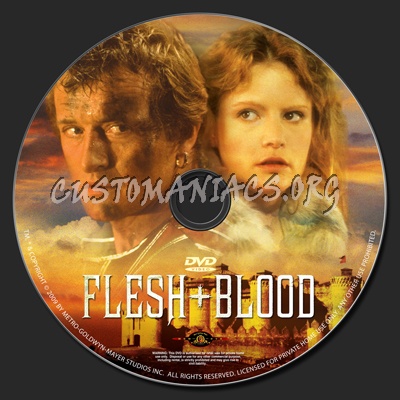 Flesh And Blood dvd label