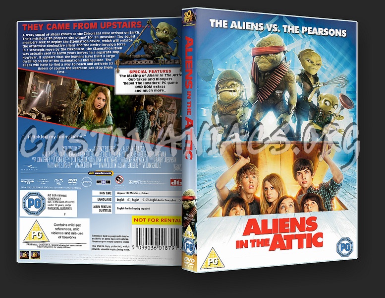 Aliens In The Attic dvd cover
