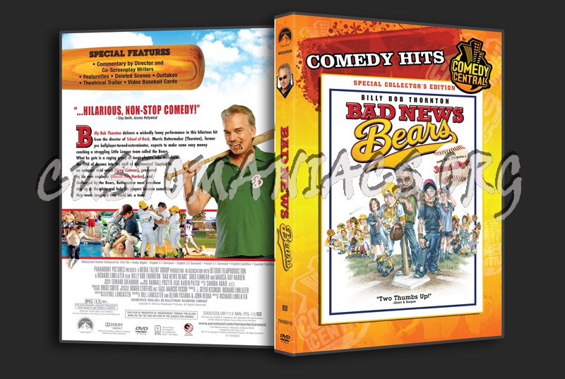 Bad News Bears dvd cover