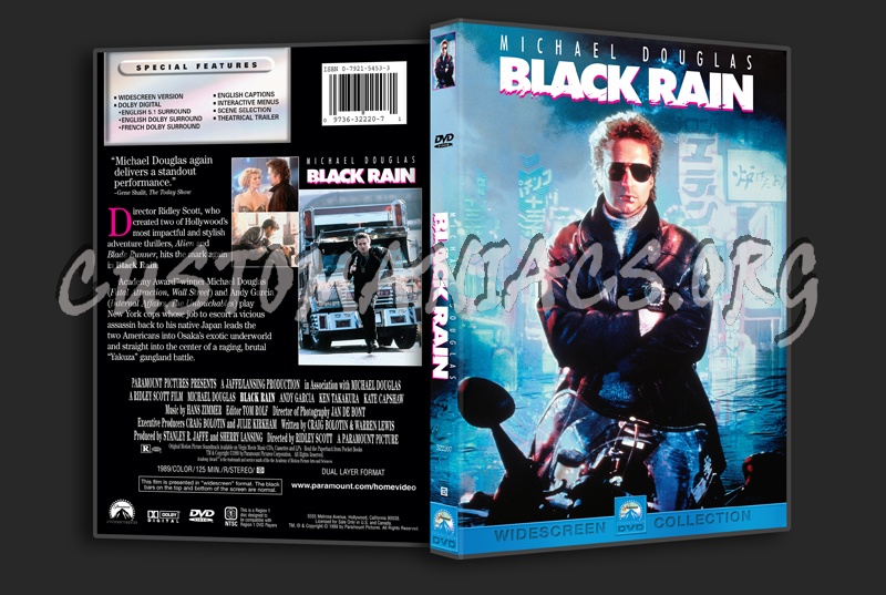 Black Rain dvd cover