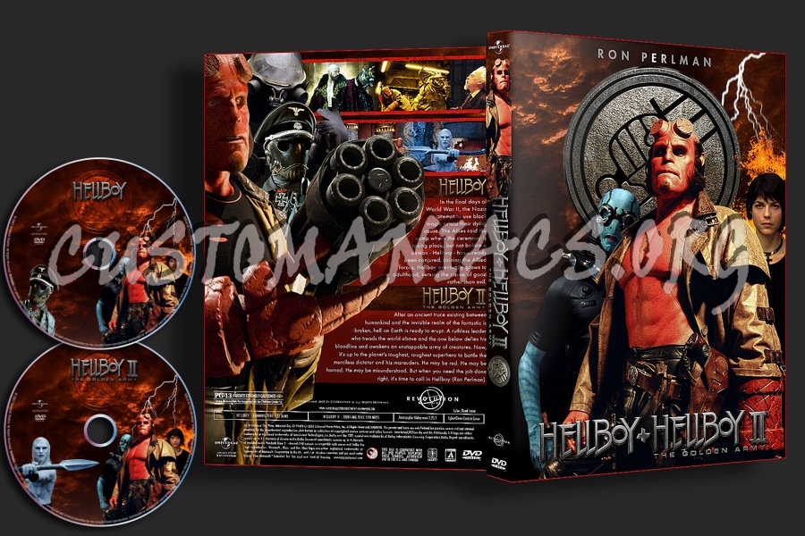 Hellboy : Hellboy & Golden Army Multi dvd cover