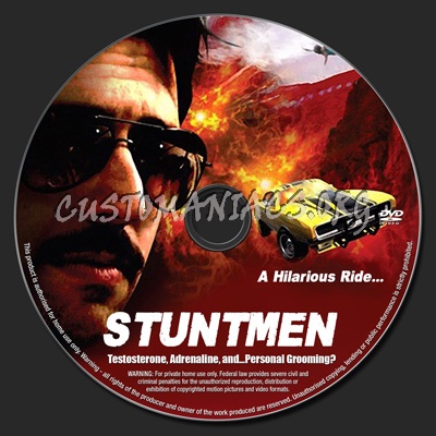 Stuntmen dvd label